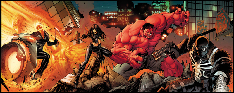 Illustration for article titled Marvel resurrects the New Fantastic Four with X-23, Red Hulk, Venom, and She-Ghost Rider